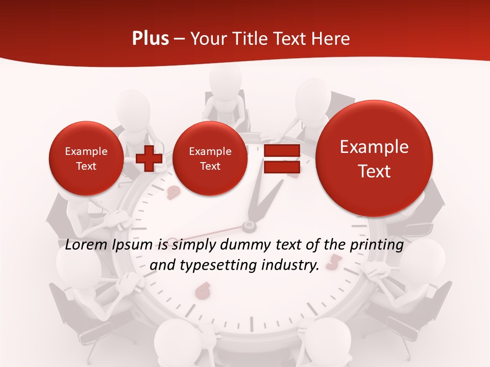Computer Abstract People PowerPoint Template