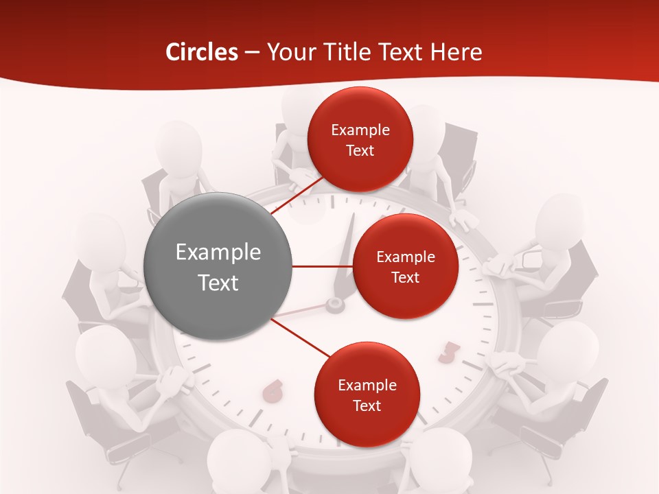 Computer Abstract People PowerPoint Template