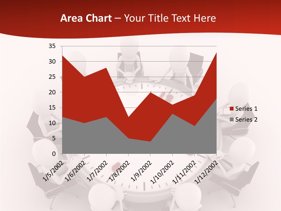 Computer Abstract People PowerPoint Template