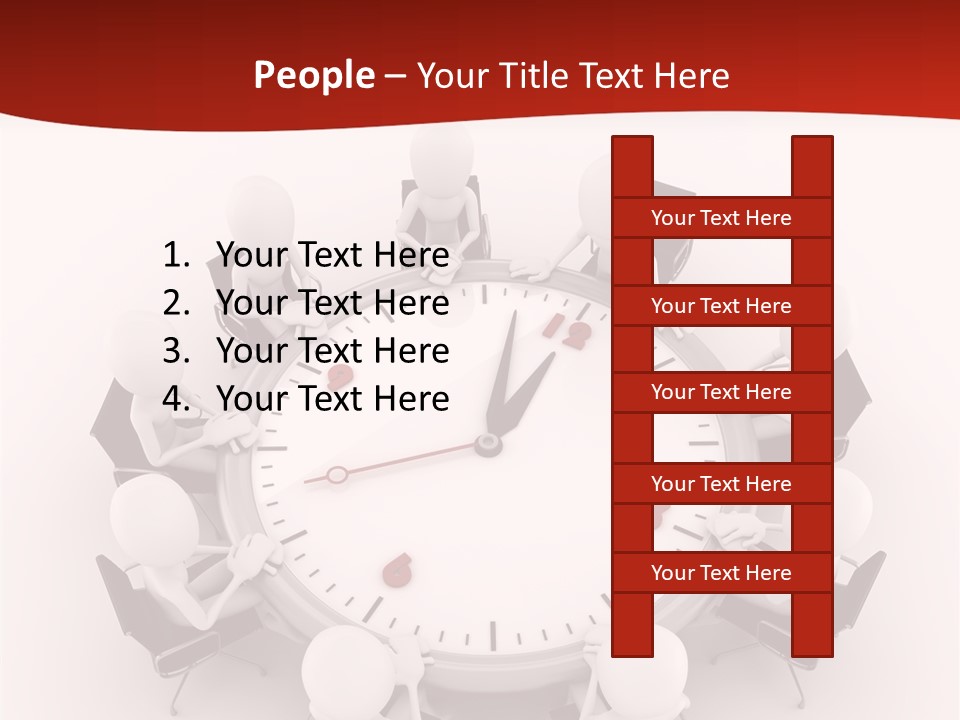 Computer Abstract People PowerPoint Template