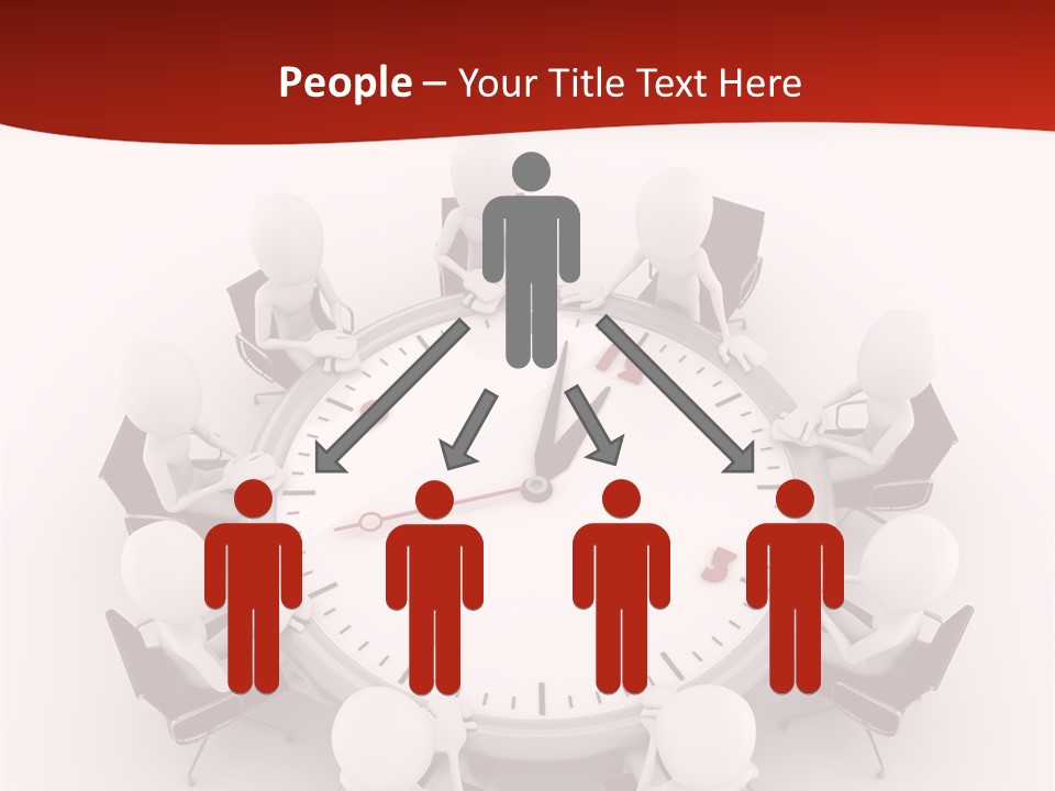 Computer Abstract People PowerPoint Template