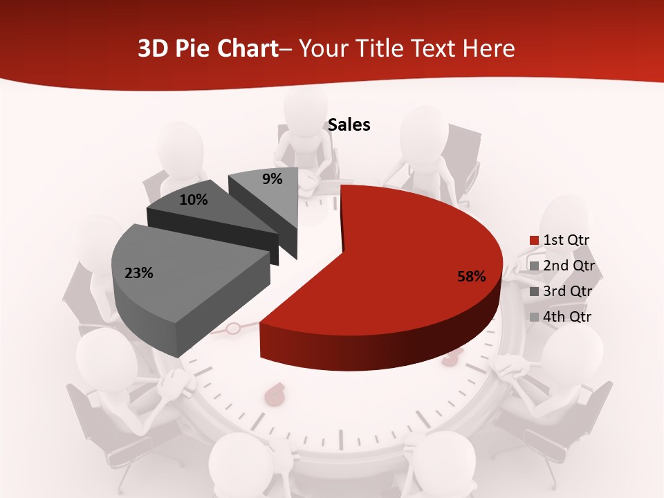 Computer Abstract People PowerPoint Template