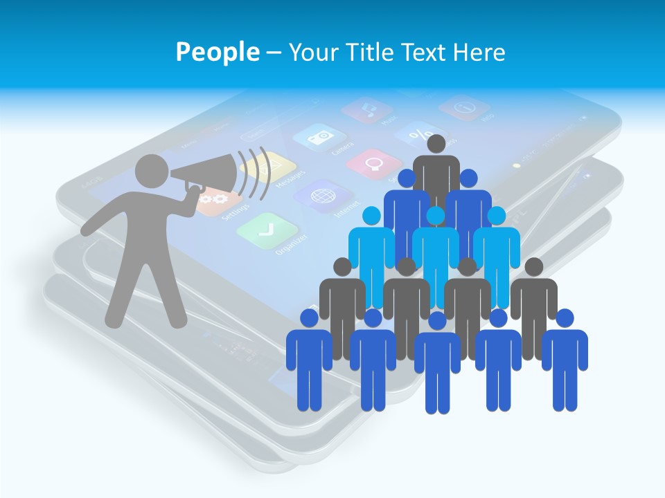 Networking Wireless Group PowerPoint Template