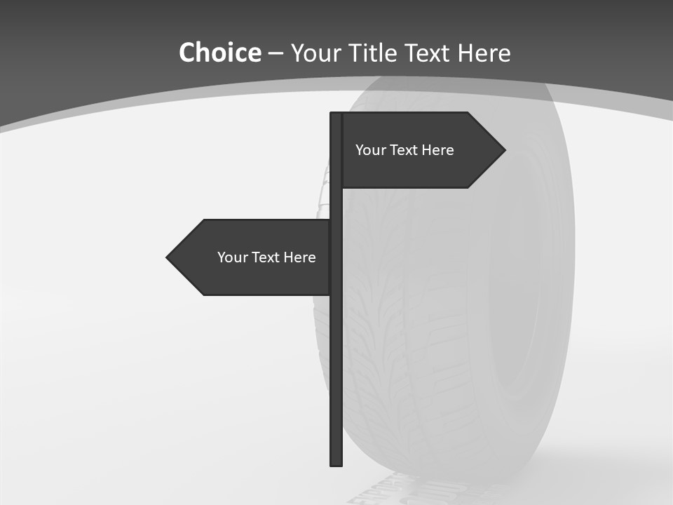 Roadsign Happiness Same PowerPoint Template
