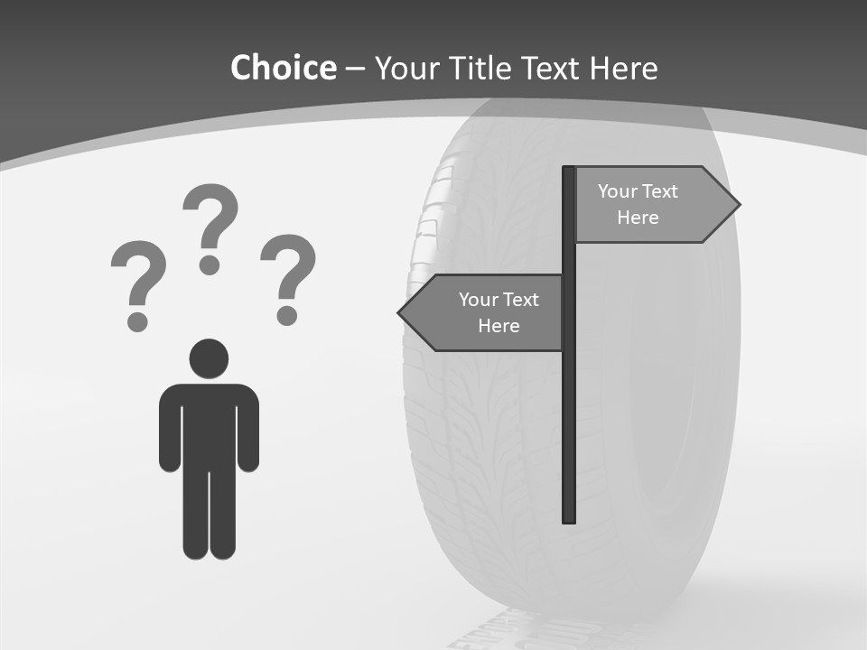 Roadsign Happiness Same PowerPoint Template