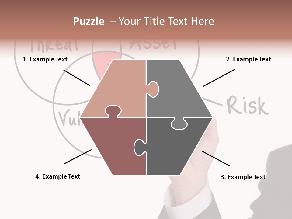 Flowchart Presentation Risk PowerPoint Template