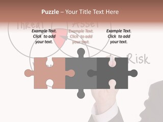 Flowchart Presentation Risk PowerPoint Template