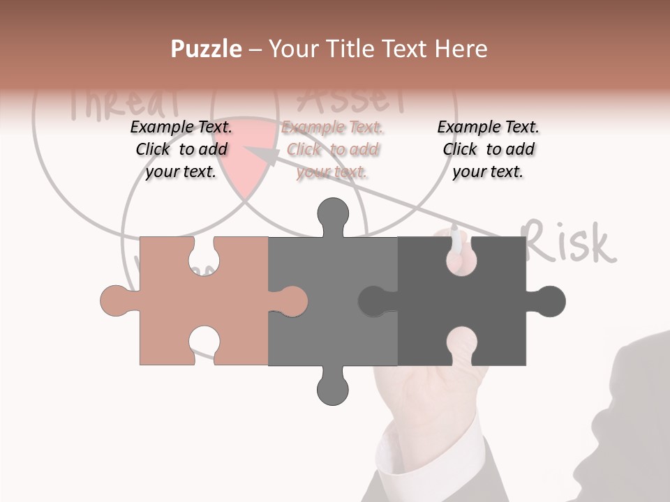 Flowchart Presentation Risk PowerPoint Template