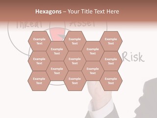 Flowchart Presentation Risk PowerPoint Template