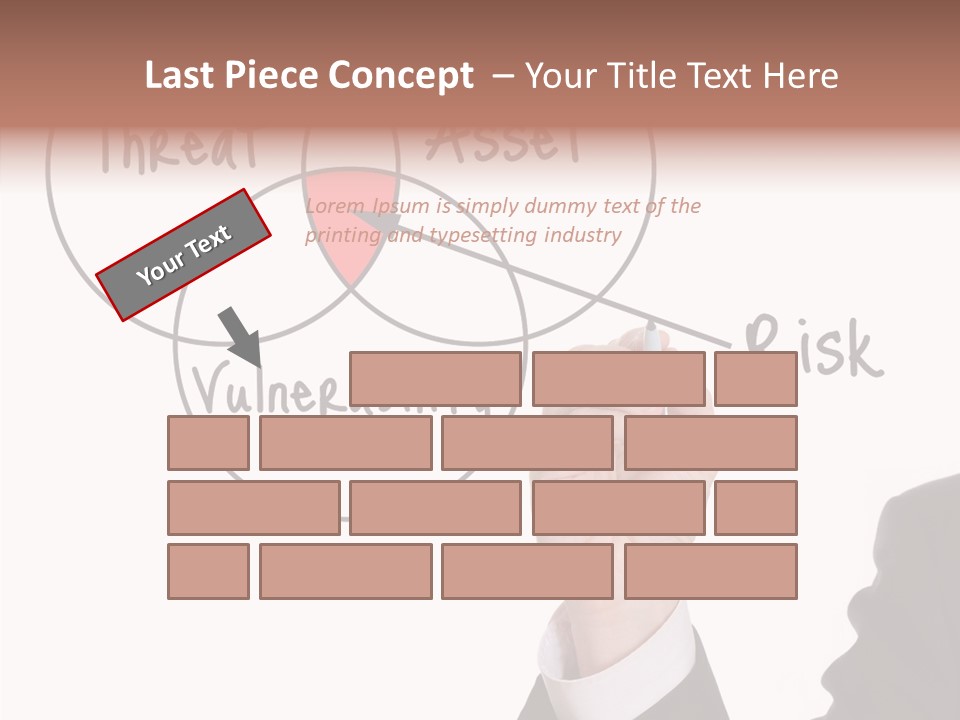 Flowchart Presentation Risk PowerPoint Template