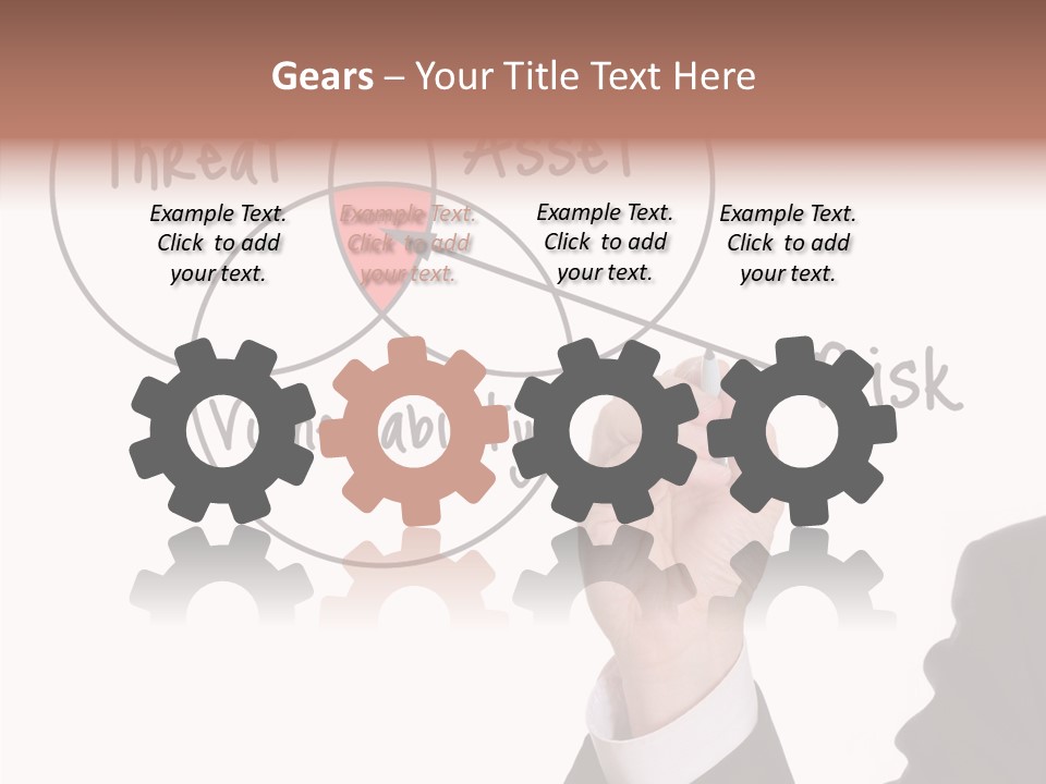 Flowchart Presentation Risk PowerPoint Template