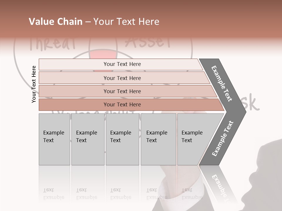 Flowchart Presentation Risk PowerPoint Template