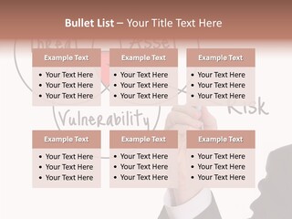 Flowchart Presentation Risk PowerPoint Template