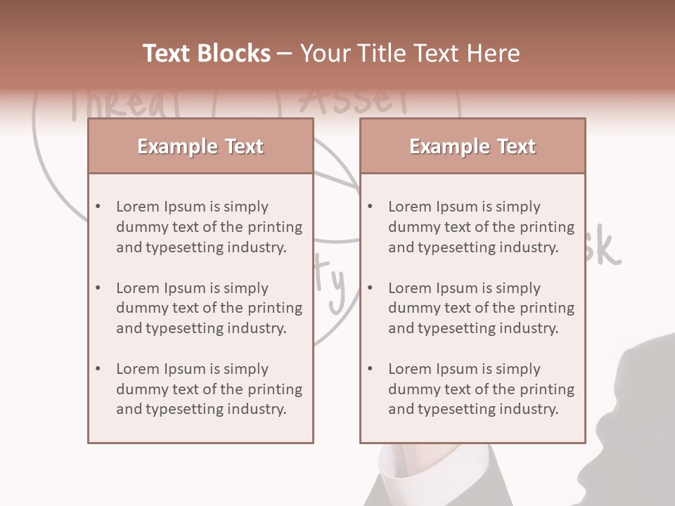 Flowchart Presentation Risk PowerPoint Template