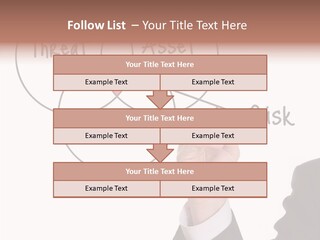 Flowchart Presentation Risk PowerPoint Template