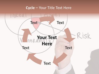 Flowchart Presentation Risk PowerPoint Template