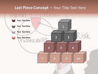 Flowchart Presentation Risk PowerPoint Template