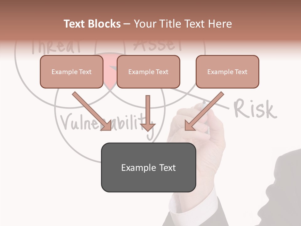 Flowchart Presentation Risk PowerPoint Template
