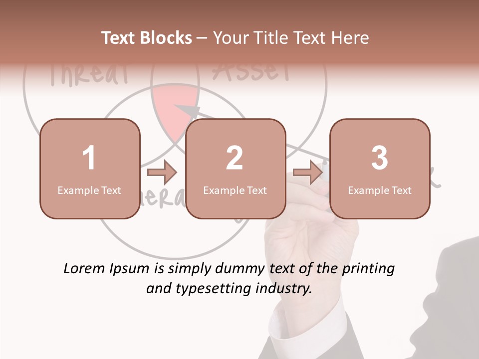 Flowchart Presentation Risk PowerPoint Template
