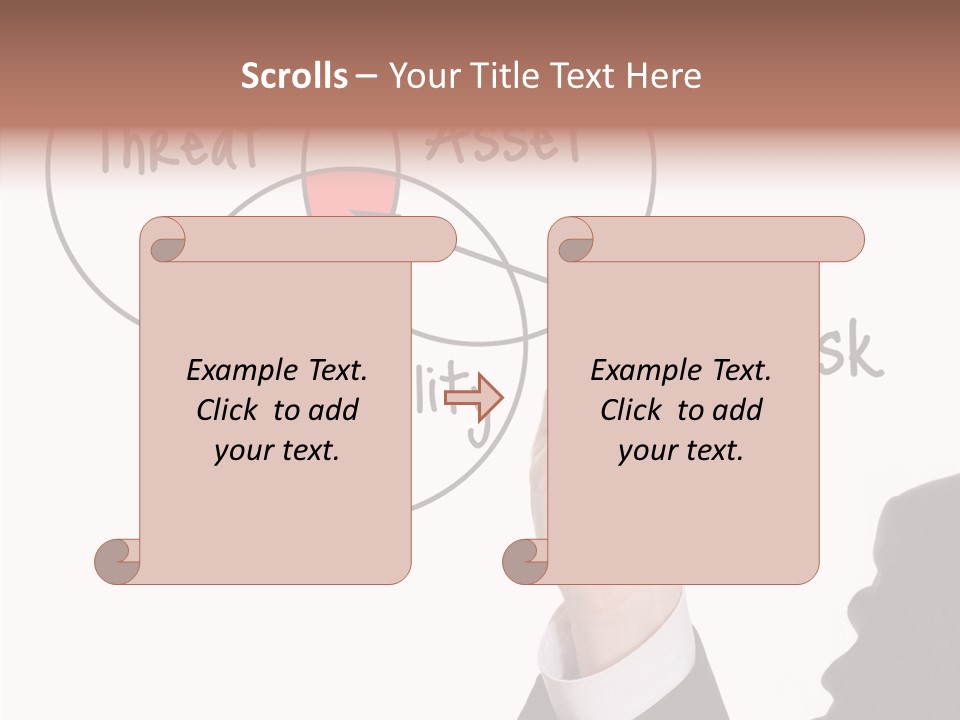 Flowchart Presentation Risk PowerPoint Template