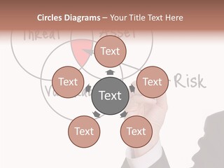 Flowchart Presentation Risk PowerPoint Template