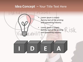 Flowchart Presentation Risk PowerPoint Template