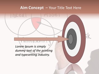 Flowchart Presentation Risk PowerPoint Template