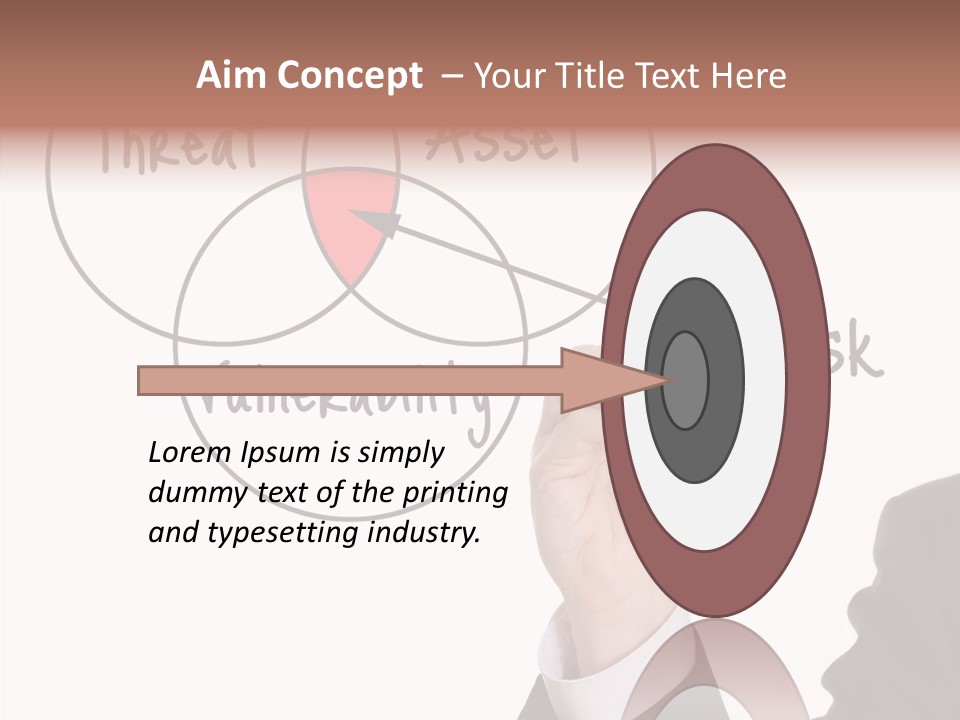 Flowchart Presentation Risk PowerPoint Template