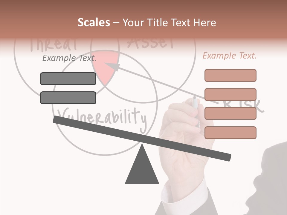 Flowchart Presentation Risk PowerPoint Template