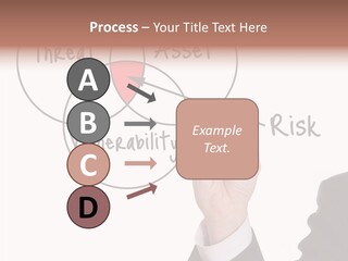 Flowchart Presentation Risk PowerPoint Template