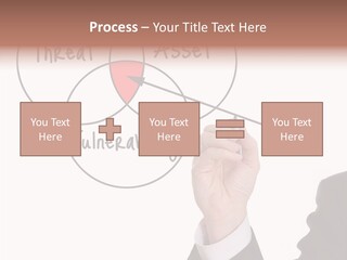 Flowchart Presentation Risk PowerPoint Template
