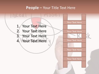 Flowchart Presentation Risk PowerPoint Template
