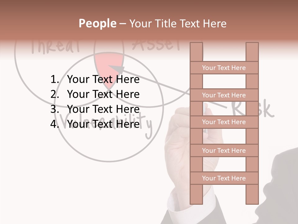 Flowchart Presentation Risk PowerPoint Template