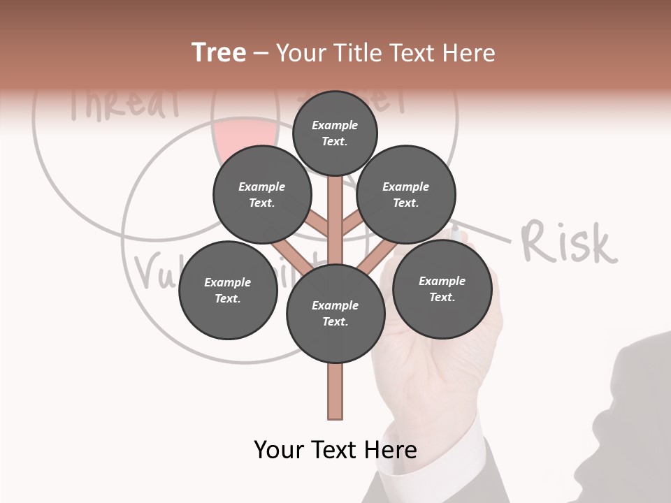 Flowchart Presentation Risk PowerPoint Template