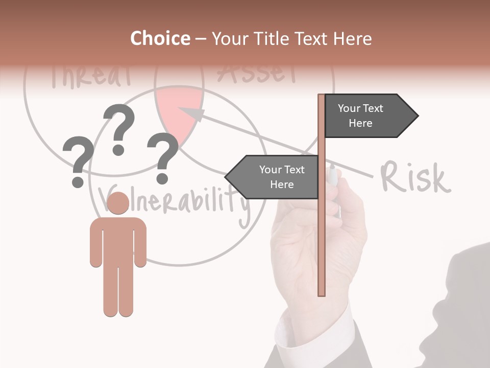 Flowchart Presentation Risk PowerPoint Template