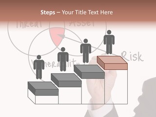 Flowchart Presentation Risk PowerPoint Template
