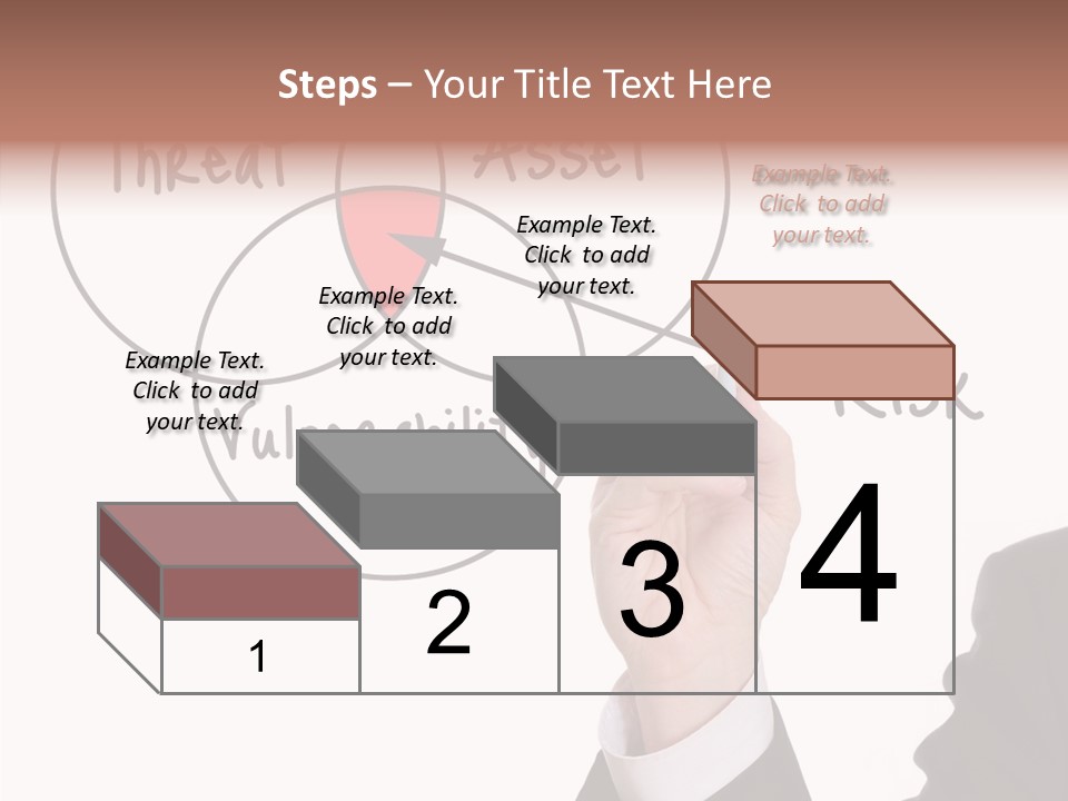 Flowchart Presentation Risk PowerPoint Template
