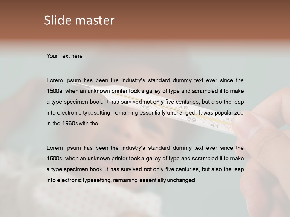 Health Care Patient Human PowerPoint Template