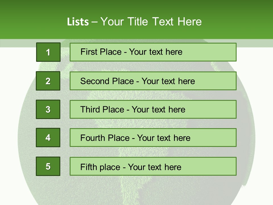 Land Green Nature PowerPoint Template