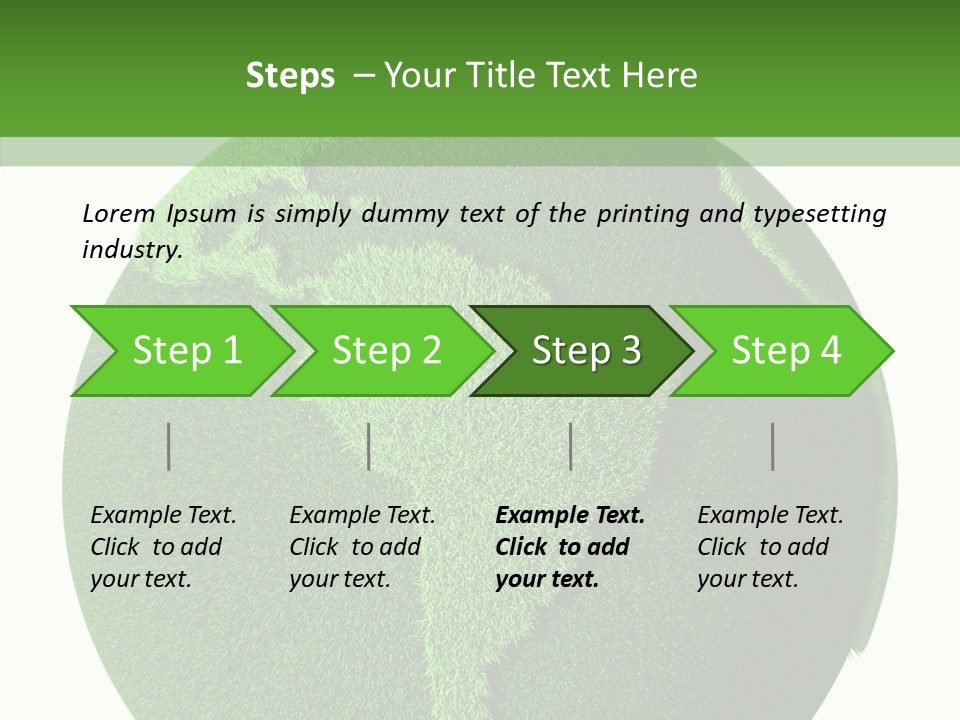 Land Green Nature PowerPoint Template