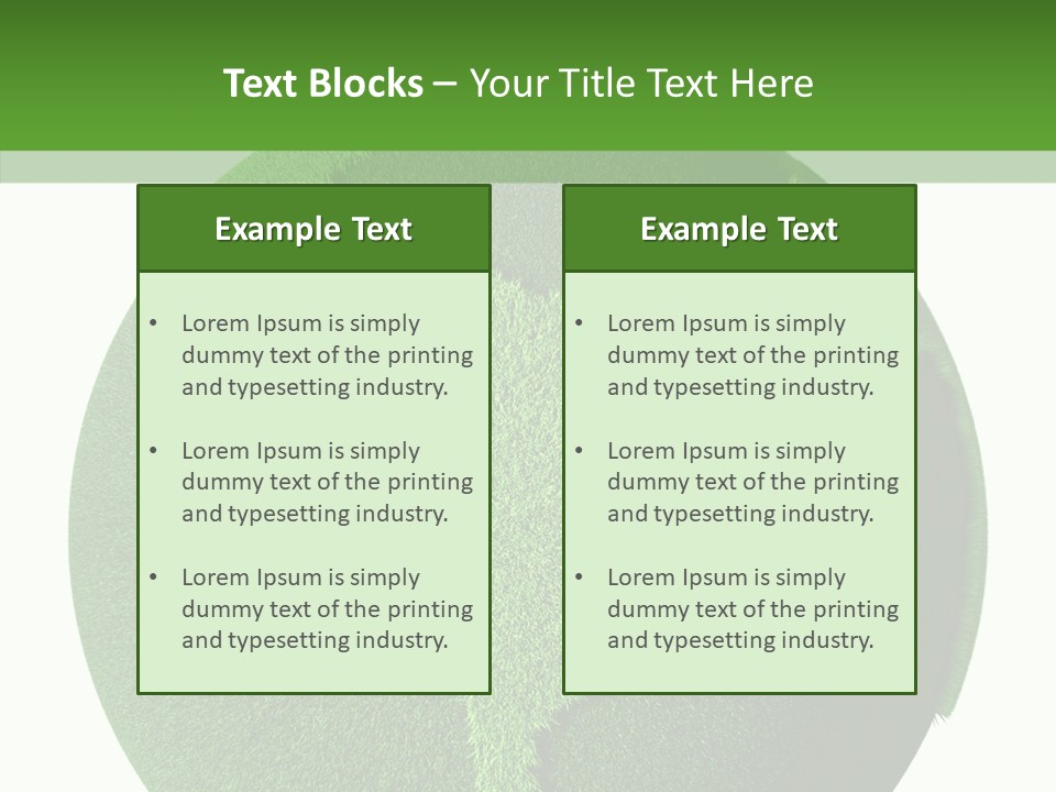 Land Green Nature PowerPoint Template