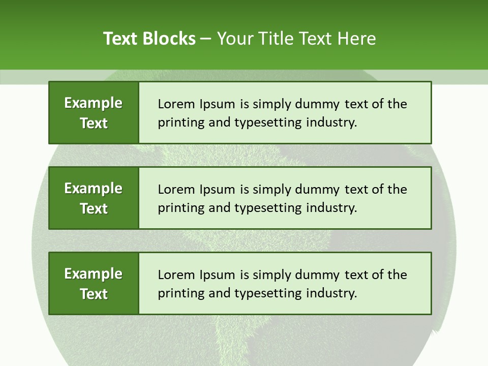 Land Green Nature PowerPoint Template