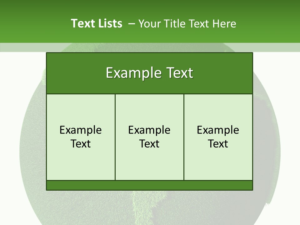 Land Green Nature PowerPoint Template