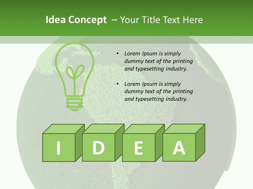 Land Green Nature PowerPoint Template