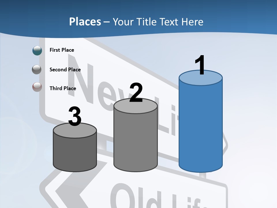 Roadsign Happiness Same PowerPoint Template