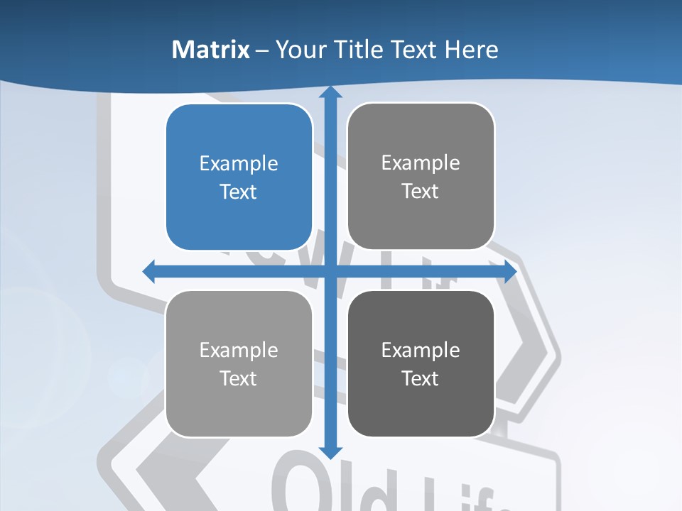 Roadsign Happiness Same PowerPoint Template
