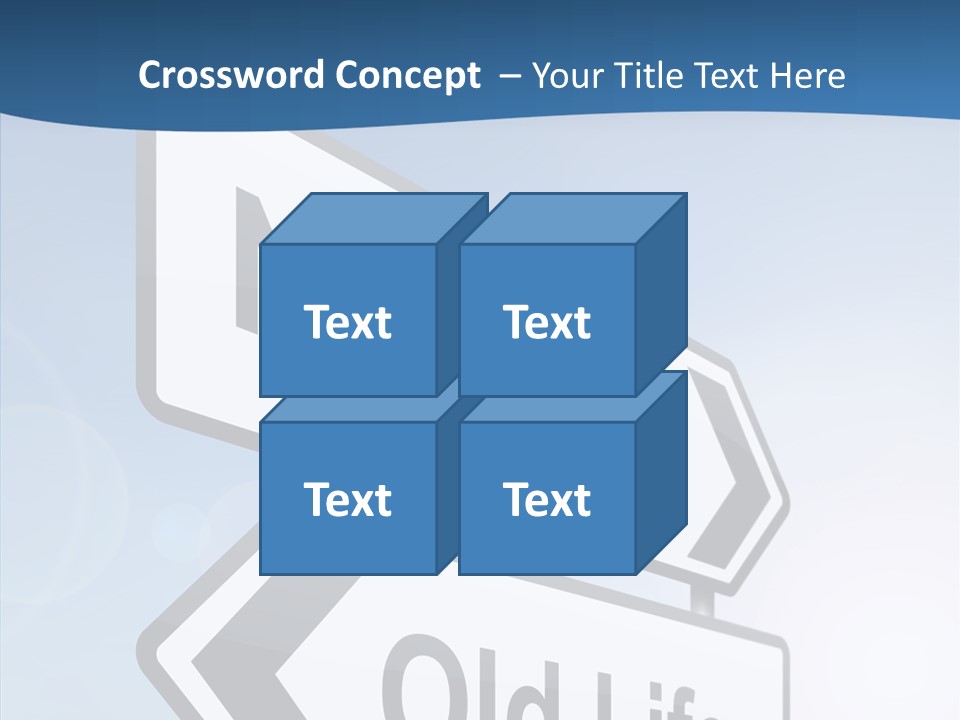 Roadsign Happiness Same PowerPoint Template