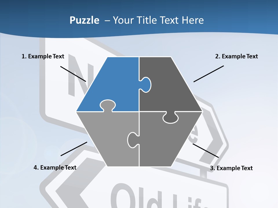 Roadsign Happiness Same PowerPoint Template