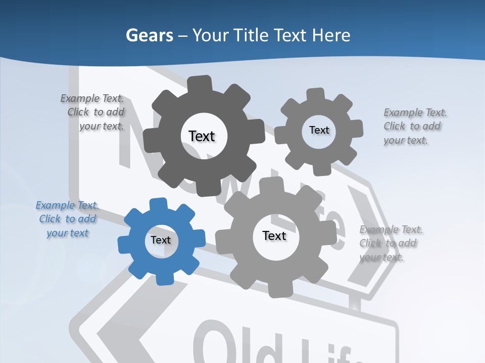 Roadsign Happiness Same PowerPoint Template