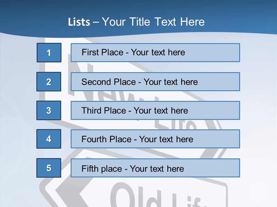 Roadsign Happiness Same PowerPoint Template